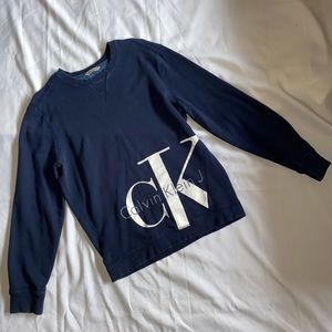 Calvin Klein Navy Crewneck